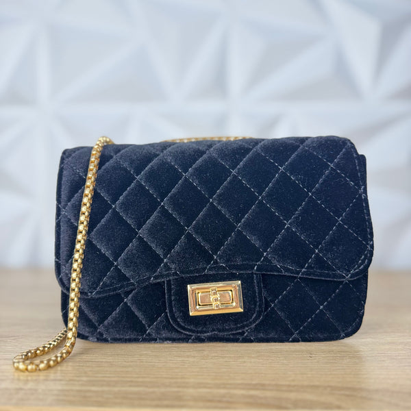 Borsa Coco Velluto Mini