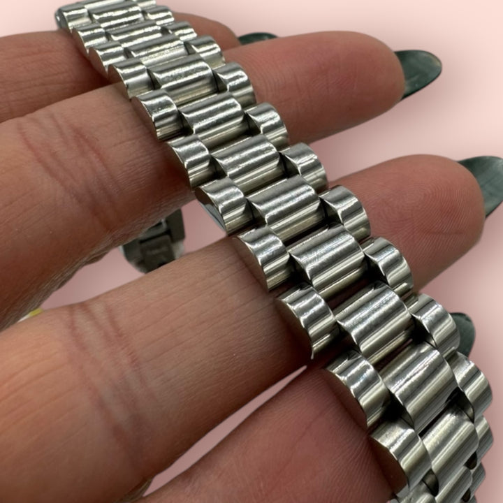 Bracciale Rolex 2,5 cm, argento